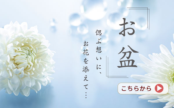 お盆 花（新盆・初盆）特集2025