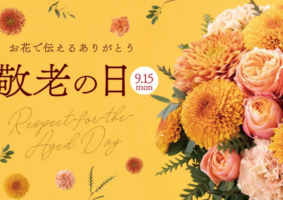 2025年の敬老の日は秋色の花をプレゼント！お祝いの仕方とおすすめの花ギフトを紹介