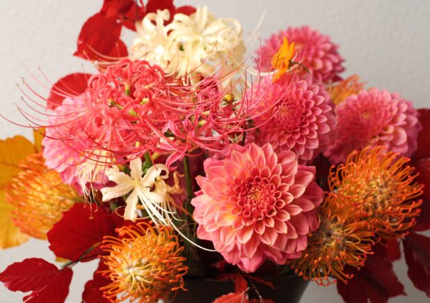 秋の花束