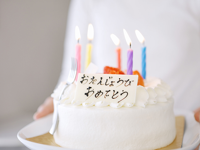 子供用の誕生日ケーキ