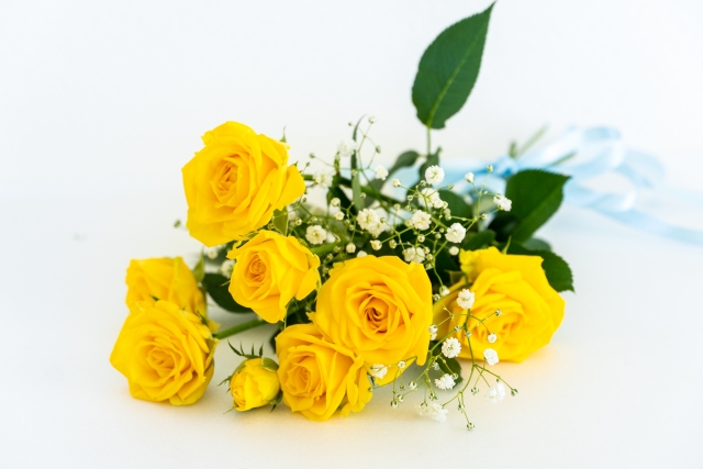 父の日 黄色いバラの花束・傷んだところは早めにカットする | 父の日 花のギフト・プレゼント特集2023