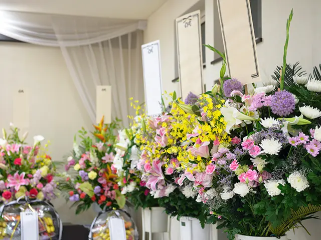お葬式イメージ（供花）