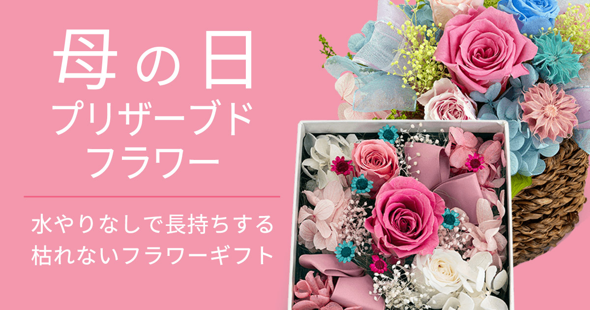 プリザーブドフラワー 母の日 受け付け終了ですm(_ _)m 母の日 プリザーブドフラワーのギフト・プレゼント特集2026｜花・花束