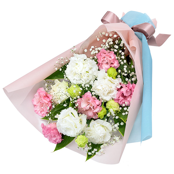 【家族に贈る誕生日フラワーギフト】トルコキキョウの爽やかな花束