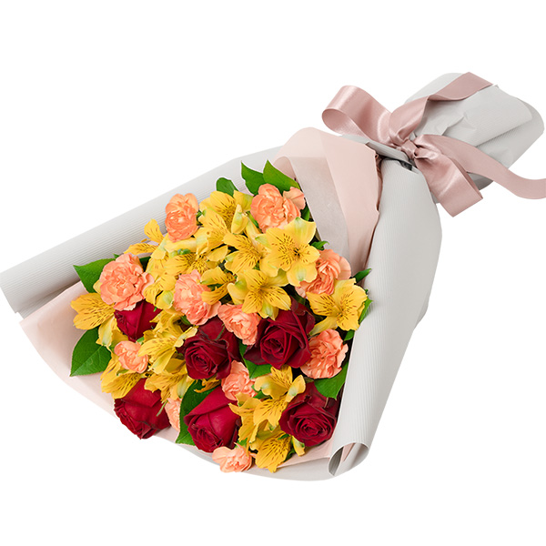 【誕生花 4月（アルストロメリア）（法人）】アルストロメリアの豪華な花束
