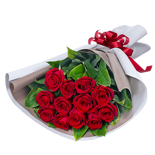 【12月の誕生花（赤バラ）】赤バラの花束