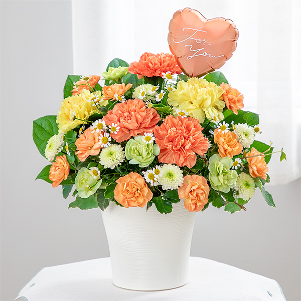 【母の日ギフト（法人）】ハートバルーンアレンジメント