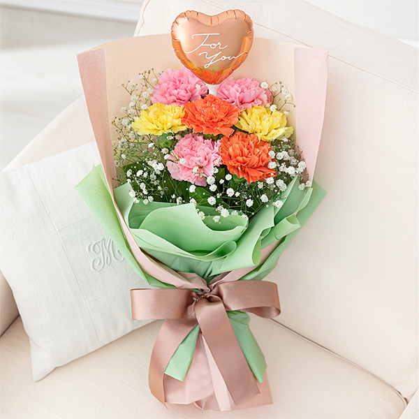 【母の日ギフト（法人）】ハートバルーンブーケ