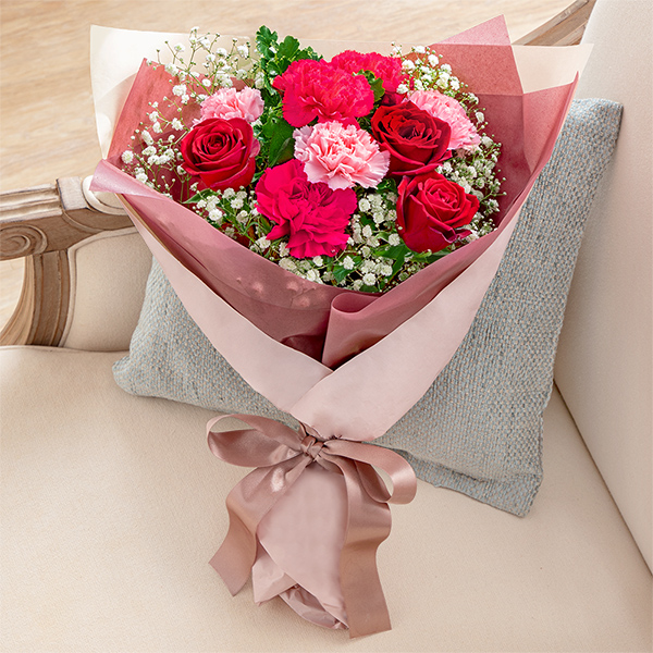 【母の日ギフト（法人）】バラとカーネーションの花束