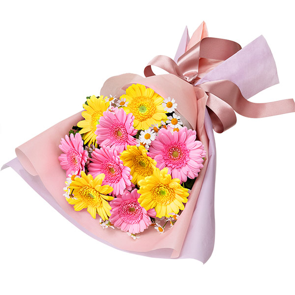 【3月の誕生花（ピンクガーベラ）】ガーベラの花束
