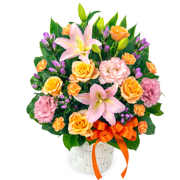 【9月の誕生花（リンドウ）】ユリとリンドウの華やかなアレンジメント