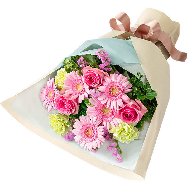 【花束・ブーケ】ピンクガーベラの爽やかな花束