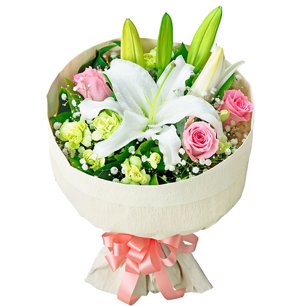 【退職祝い】ユリの花束