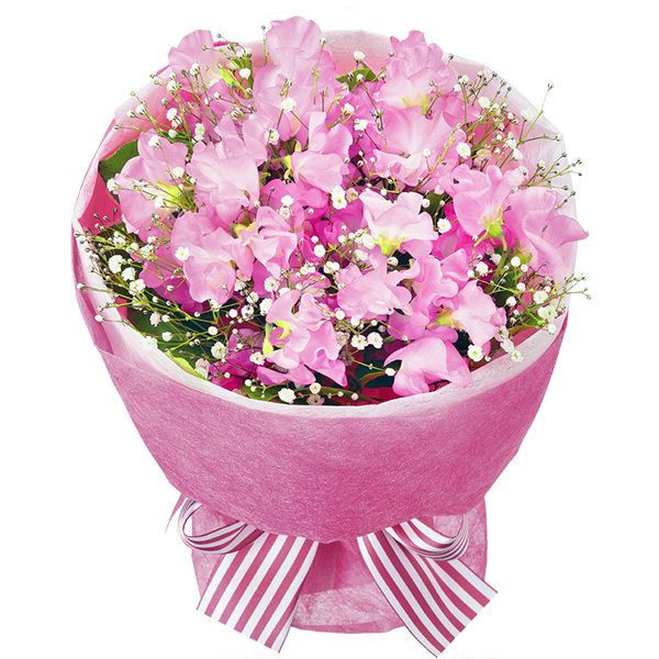 【1月の誕生花（スイートピー）】ピンクスイートピーの花束