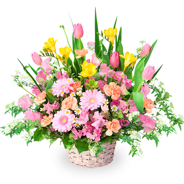 【チューリップ特集】春の花のミックスアレンジメント