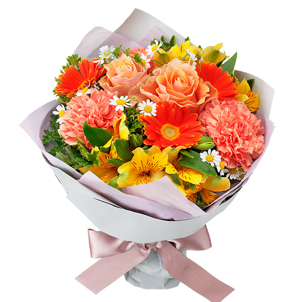 【卒園卒業・入園入学祝い】イエロー＆オレンジのブーケ