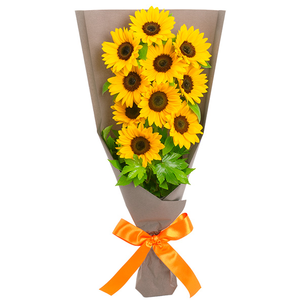 【父の日ギフト ランキング】ひまわりのシンプルな花束