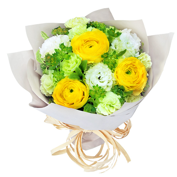 【退職祝い】イエローラナンキュラスのブーケ