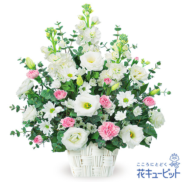 【お供え・お悔やみの献花】お供えのアレンジメント哀悼の花として最適なアレンジメント
