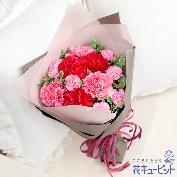 ナチュラルブーケ ピンク 母の日ギフト 花や花束の宅配 フラワーギフト通販なら花キューピット