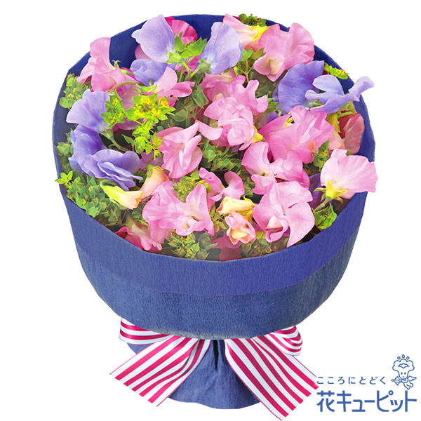 【お祝い】スイートピーの花束家族やお友達へのちょっとした贈り物に