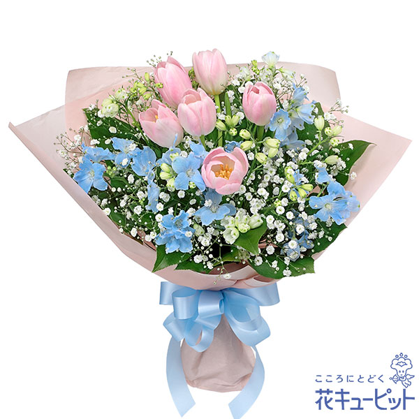 【ホワイトデー】ホワイトデーの花束【ホワイトデー限定】爽やかで可愛らしいブーケ