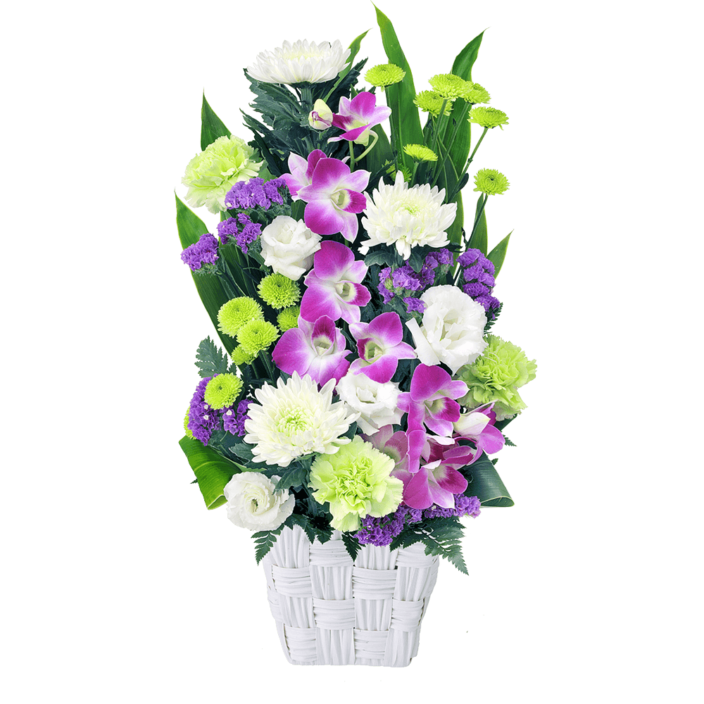 色の入ったお供え花｜花キューピットのお盆 花（新盆・初盆）におすすめ！人気のプレゼント特集 2022