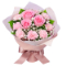 【予算で選ぶ  3000円から(法人）】ピンクバラの花束
