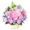 【6月の誕生花（ユリ）】ピンクユリのパステルアレンジメント