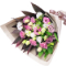【8月の誕生花（トルコキキョウ）】2色トルコキキョウの花束