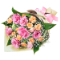 【ご退職祝い(法人）】トルコキキョウのふんわり花束