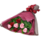 【ご退職祝い(法人）】赤バラとピンクバラの花束