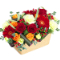 【還暦祝い・長寿祝い（法人）】赤バラのスクエアバスケット