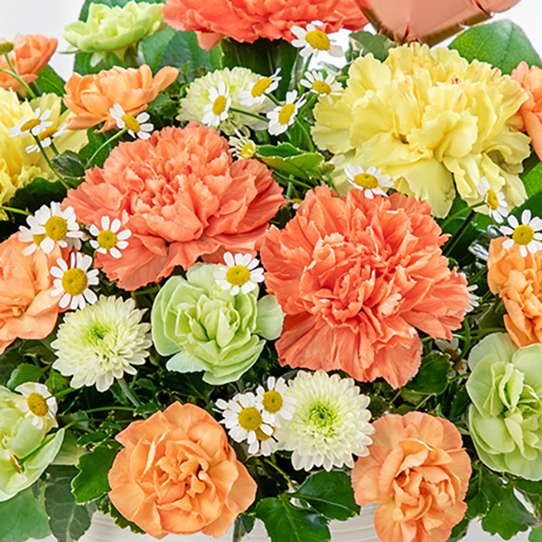 【母の日ギフト】ハートバルーンアレンジメント頑張っているお母さんにエールを贈るフラワーギフト