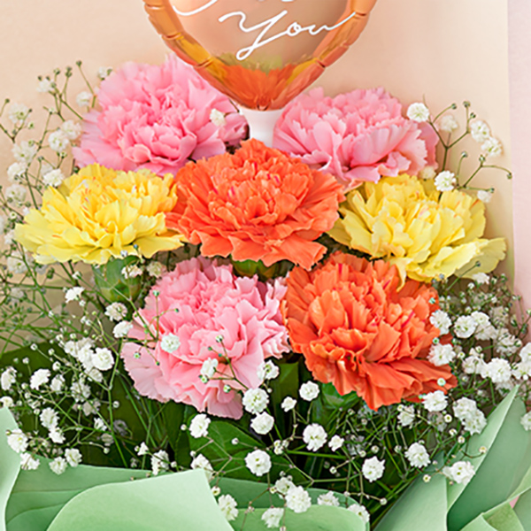 【母の日ギフト】ハートバルーンブーケハートのバルーンがお母さんを癒す母の日ギフト