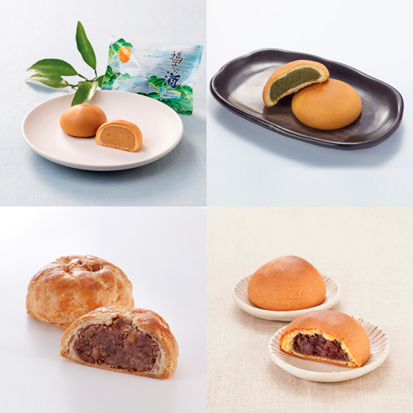 【父の日セットギフト】オレンジバラの華やかアレンジメントと季乃菓集 和菓子アソート 4種10個入心がおどるこだわりの和菓子の詰め合わせ