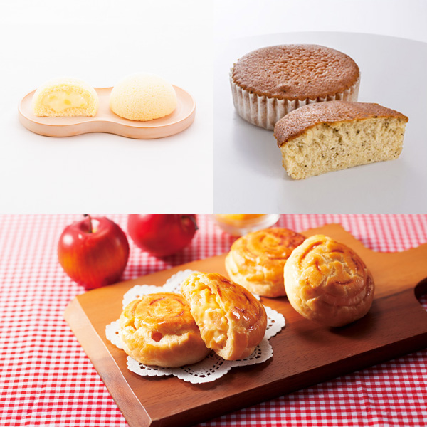 【父の日セットギフト】オレンジバラ6本の花束と季乃菓集 お菓子アソート 3種6個入こだわりのお菓子を詰め合わせたアソート