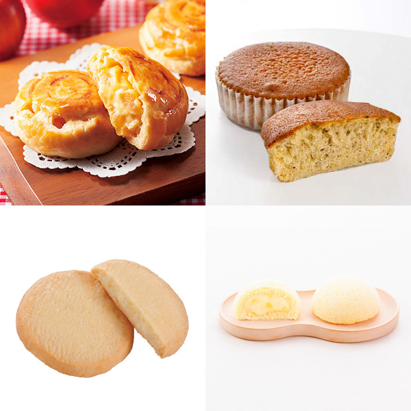 【敬老の日セットギフト】オレンジバラのアレンジメントと【シュシュ】焼き菓子アソート 4種6個入4種6個入りのバラエティ豊かな洋菓子アソート