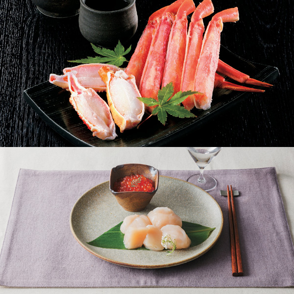 【お祝いセットギフト】トルコキキョウのナチュラルなアレンジメントとグルメカタログ 10000円コース全国47都道府県のグルメから選べます