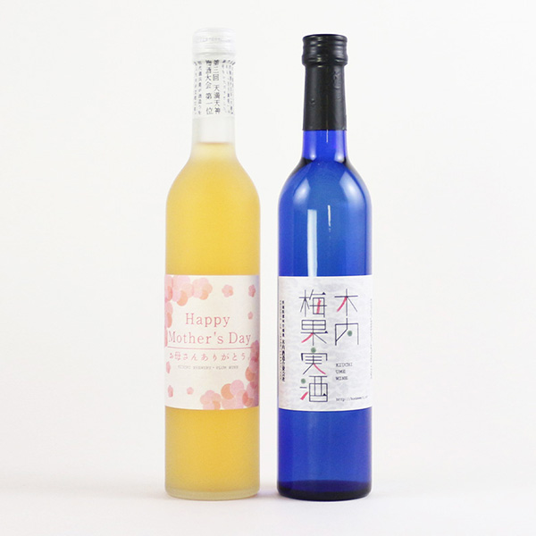 【母の日セットギフト】カーネーションのミックスアレンジメントと【木内酒造】母の日限定◆木内梅酒・梅果実酒セット女性に人気な梅のお酒2種類をセットに