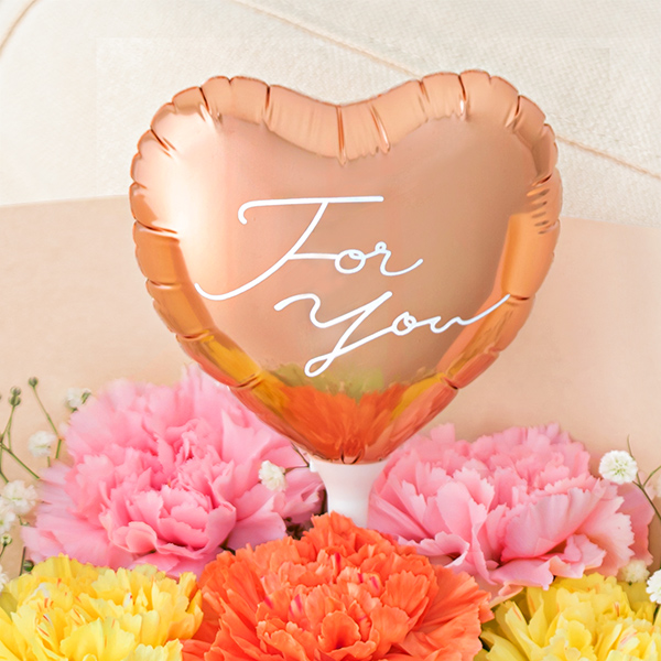【母の日ギフト】ハートバルーンブーケハートのバルーンがお母さんを癒す母の日ギフト