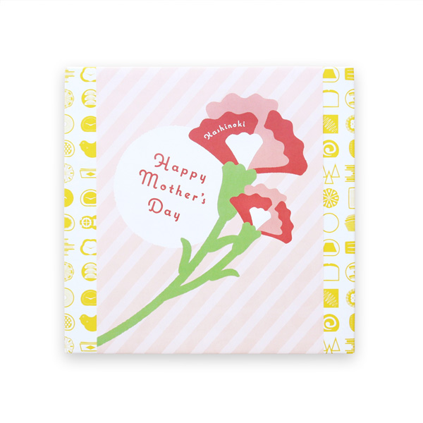 【母の日セットギフト】カーネーションのミックスアレンジメントとどらやき こまこま（はちみつバター）6個入バターの塩味を感じるはちみつバターのどら焼き