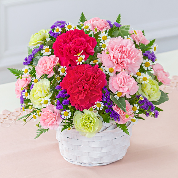 【母の日セットギフト】華やかなアレンジメントと【銀座菊廼舎（きくのや）】登録商標 冨貴寄（ふきよせ）ハート日和キュートなハートや金平糖が詰まったふきよせ