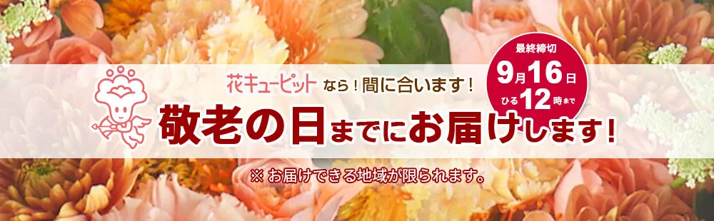 花キューピットの敬老の日 花のギフト・プレゼント特集